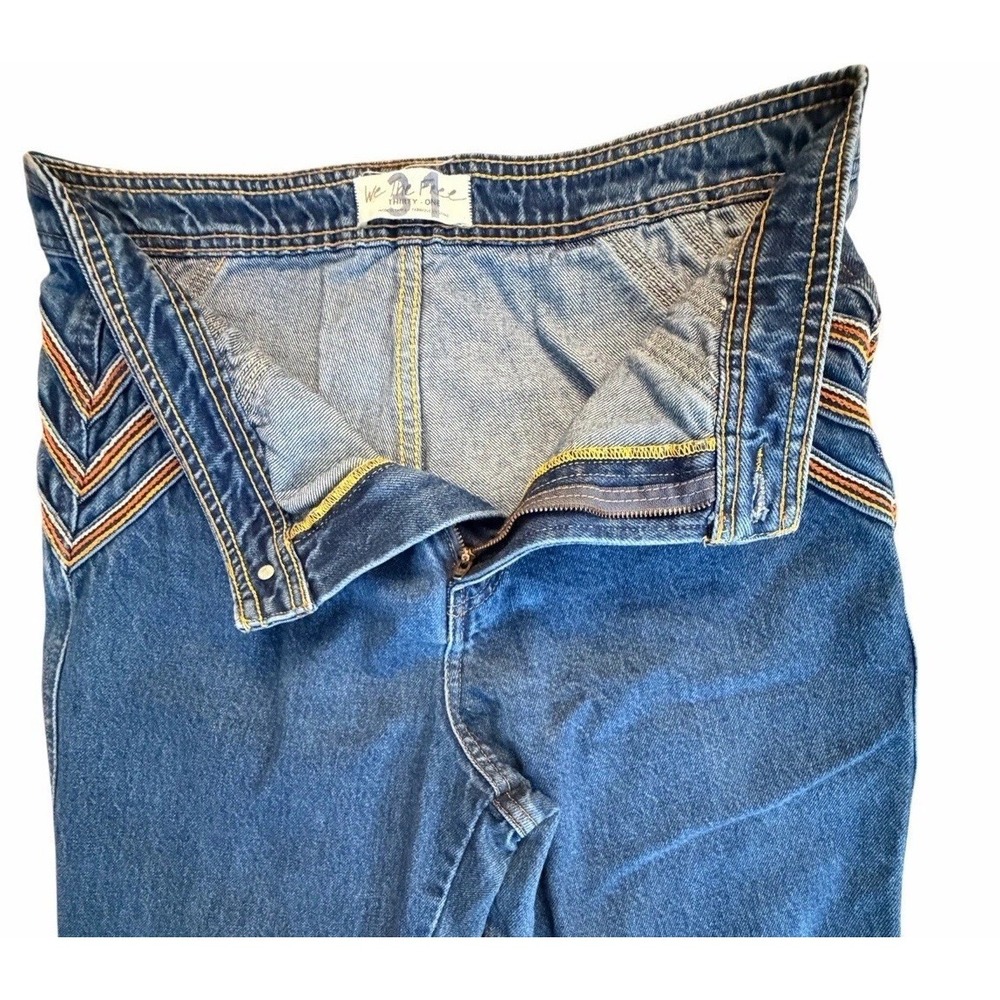 We The Free Over The Rainbow Flare Jeans 31 Wide Leg - Picture 6 of 12